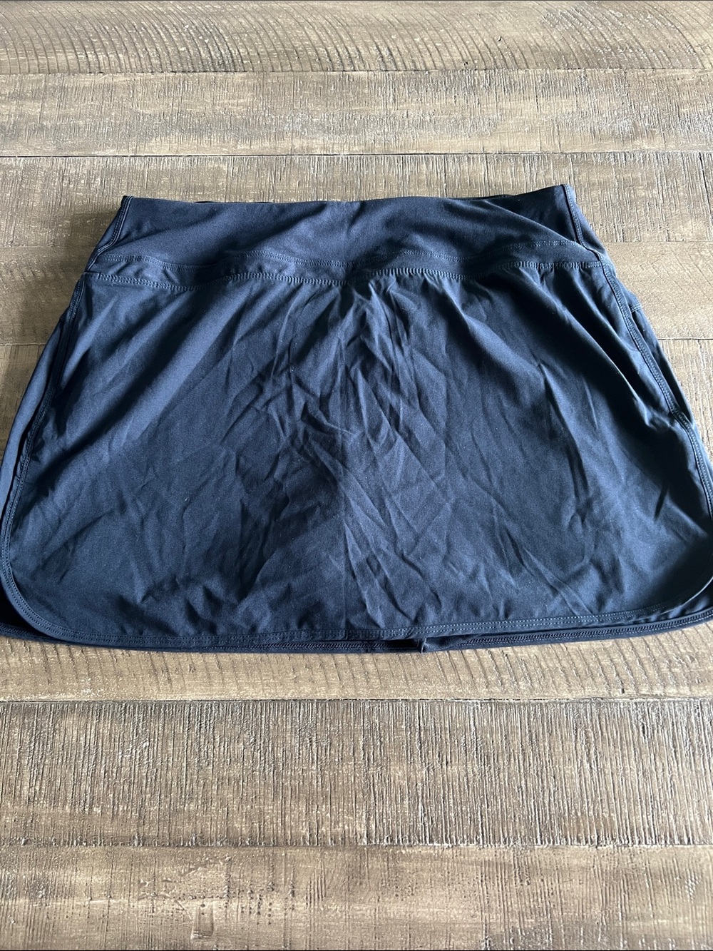 Jockey Black Athletic Skort with Integrated Shorts